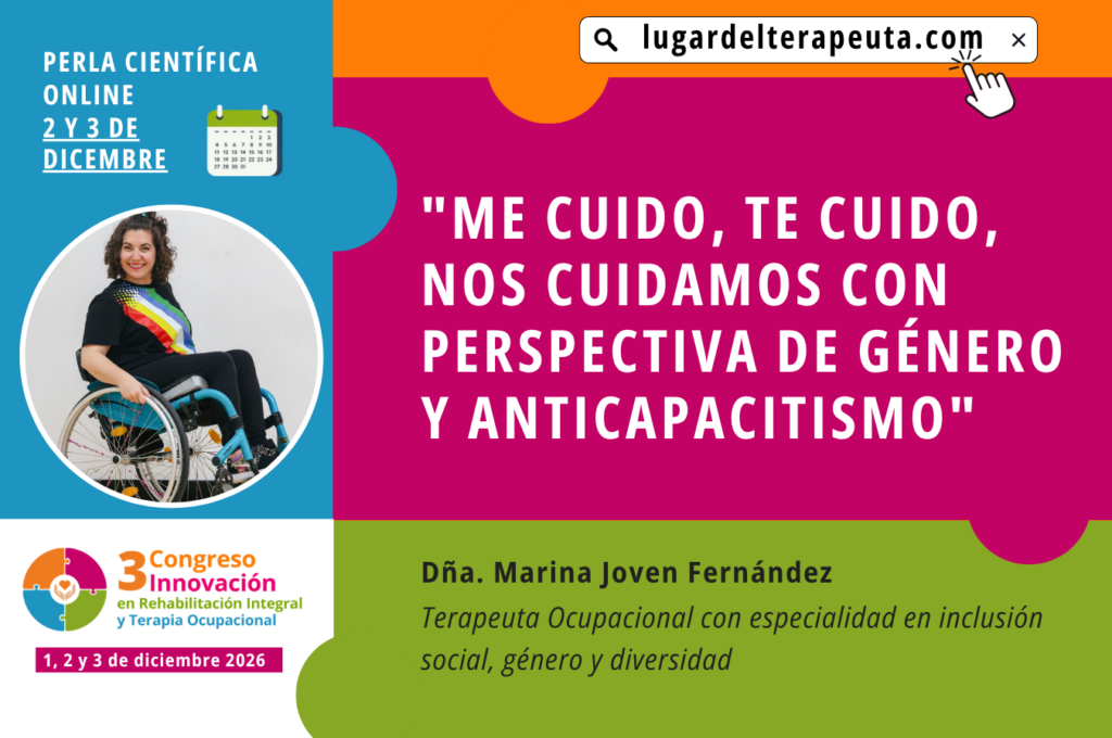 Marina Joven Fernández, terapeuta ocupacional especializada en inclusión social, género y diversidad.